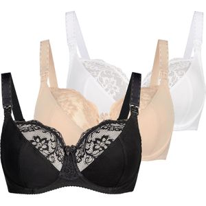 TEYLI Voedingsbh 'Anastasia'  beige / zwart / wit