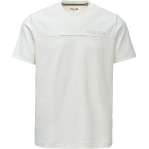 Salsa Jeans - Shirt - Wit - Jersey - Ronde Hals - Kwartmouw