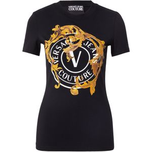 Versace Jeans Couture Shirt  goudgeel / zwart / wit