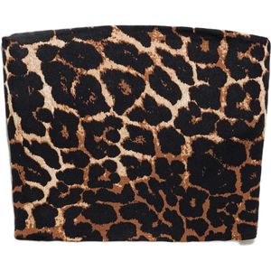 No Matter What Top  chocoladebruin / lichtbruin / zwart