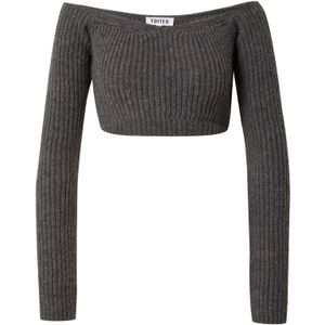 EDITED Trui 'Wanda'  donkergrijs