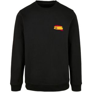 F4NT4STIC Sweatshirt 'Spain Spanien Flagge'  geel / rood / zwart
