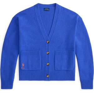 Polo Ralph Lauren Gebreid vest  blauw / oranje