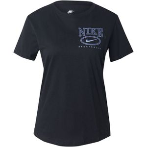 Nike Sportswear Shirt 'CLUB'  blauw / zwart