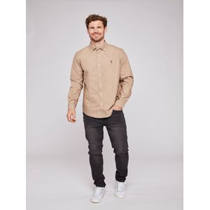 U.S. POLO ASSN. Overhemd 'Armin'  beige