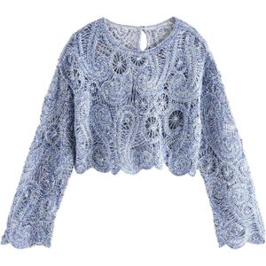 Next Trui  saffier / wit