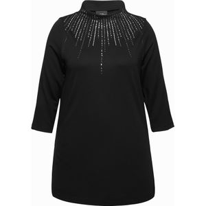 Ulla Popken Sweatshirt  zwart