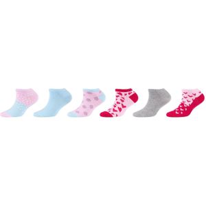 s.Oliver Sokken  lichtblauw / basaltgrijs / rosa / knalrood
