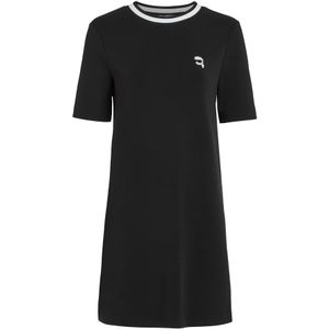 Karl Lagerfeld Jurk 'IKON'  zwart / wit