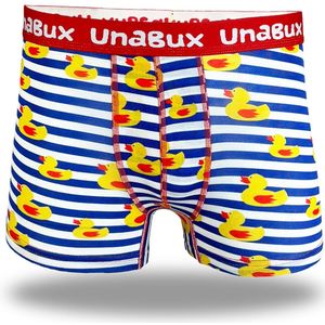 UnaBux - Boxerbrief - Zwart - Wit - Rabbit