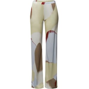 Hanro Pyjamabroek ' Olivia '  lichtblauw / cappuccino / lichtgroen