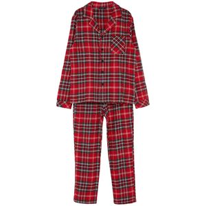 Trendyol Pyjama lang  rood / zwart / wit