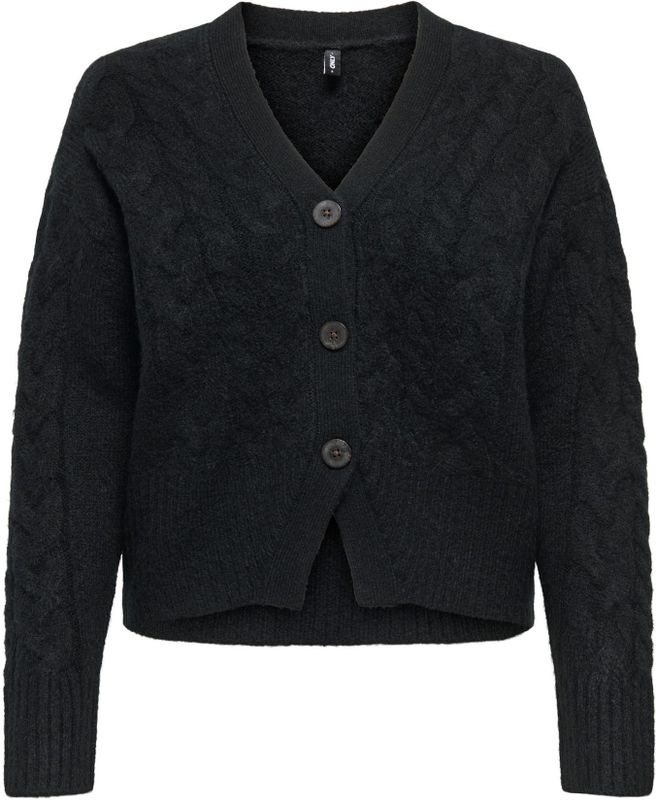 Onlrio - Vest - V-Hals - Lange Mouwen - Knoopsluiting - Knit Fit