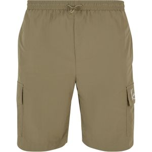 Karl Kani Cargobroek 'Essential'  olijfgroen / wit