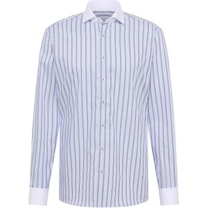 Eterna - Overhemd - Blauw - Slim fit - NON IRON (strijkvrij)