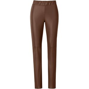 Capri Broek - Bruin - 100% Polyester - Elastische Band - 7/8-lengte