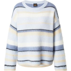 BOSS Trui 'C_Fosset'  beige / blauw / lichtblauw / zwart