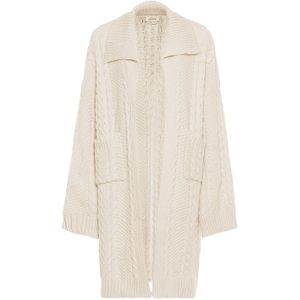 aleva Gebreid vest  ecru