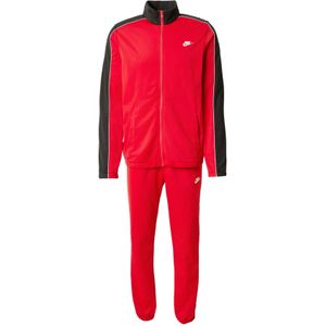 Nike Sportswear Joggingpak 'CLUB'  rood / zwart / wit