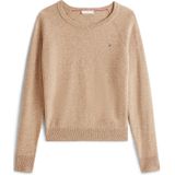 TOMMY HILFIGER - Trui - Beige - Normale Pasvorm - Lange Mouw