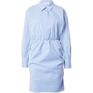 ABOUT YOU x Iconic by Tatiana Kucharova Blousejurk 'Rose'  hemelsblauw / wit