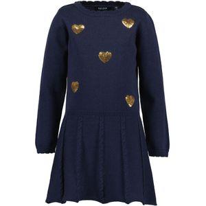 BLUE SEVEN Jurk  marine / goud