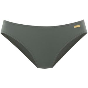 Lascana - Bikinibroekje - Olijf - Polyamide - Microvezel