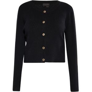 NAEMI Gebreid vest  zwart