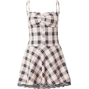 Miss Selfridge Jurk  zwart / offwhite