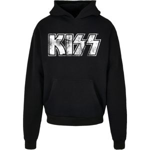 F4NT4STIC Sweatshirt 'Kiss Rock Band'  zwart / wit