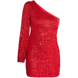 faina Cocktailjurk 'Imane'  rood