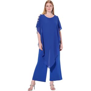 Ulla Popken Jumpsuit  royal blue/koningsblauw