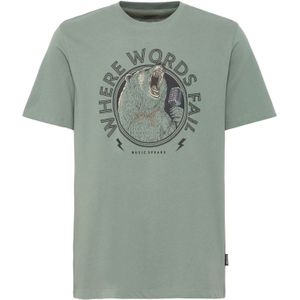 BLEND Shirt 'BHKIBE'  beige / basaltgrijs / pastelgroen / zwart