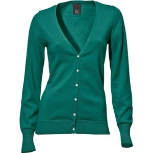 Vesten - Smaragd - 100% Katoen - Lange Mouwen - Knoopsluiting