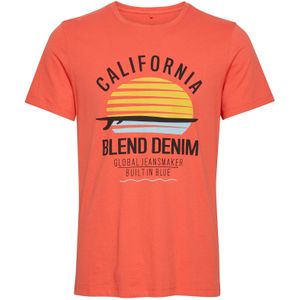 BLEND Shirt 'Califo'  gemengde kleuren / rood