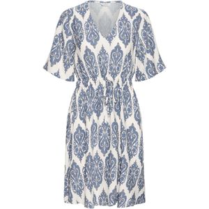 b.young Jurk 'Himeko'  opaal / grijs / wit