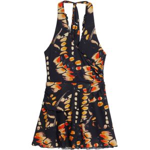 Desigual - Jumpsuit - Beige - Strapless - Slanke Pasvorm