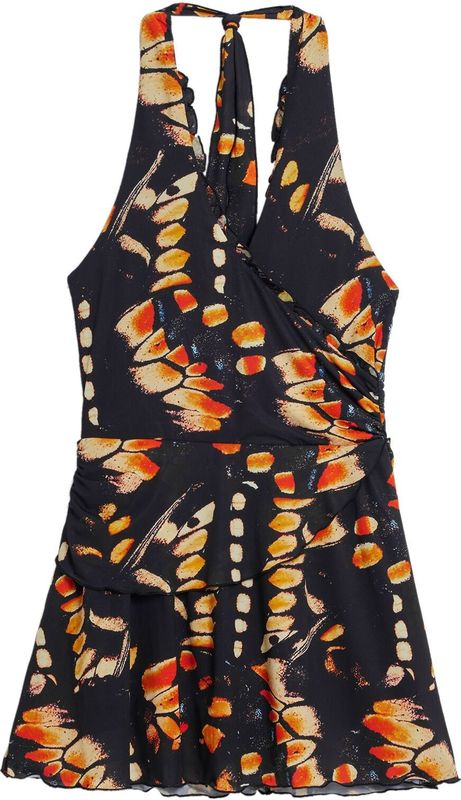 Desigual - Jumpsuit - Beige - Strapless - Slanke Pasvorm