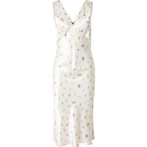 TOPSHOP Zomerjurk  lichtblauw / geel / groen / offwhite