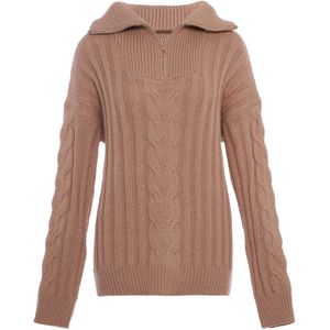 aleva Trui  donkerbeige