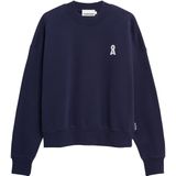ARMEDANGELS Sweatshirt 'ALIZAA'  donkerblauw / wit