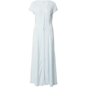 Monki Blousejurk  lichtblauw / wit