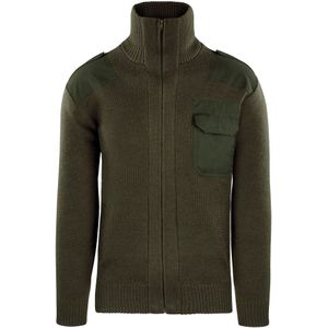 normani Gebreid vest 'Istrup'  kaki