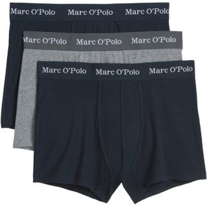 Marc O'Polo - Essentials - Boxershorts - Dark navy/Nordic grey melange - Set van 3