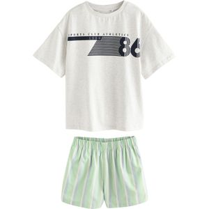 Next Set  grijs / lichtgroen / zwart / wit