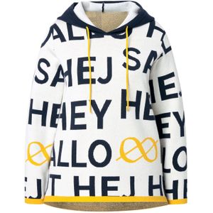 LAURASØN Sweatshirt  marine / oranje / wit