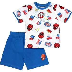 Baby Sweets Nachtkledij 'Spiderman'  blauw / geel / donkerrood / wit
