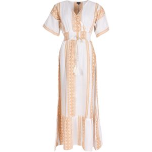 South Beach Jurk  goud / wit