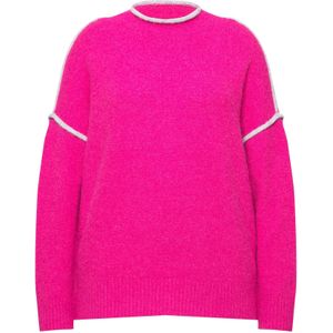 Ulla Popken Trui  grijs / pink