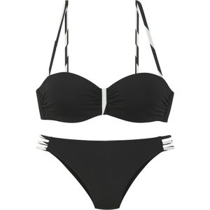Look - Beugelbikini - Zwart - Gewatteerde Cups - Handwas
